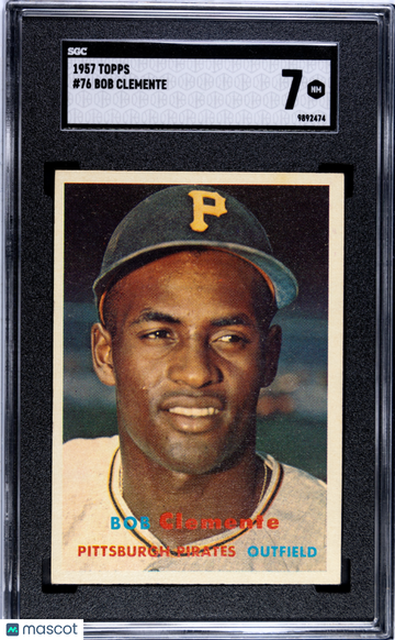 1957 Topps Bob Clemente #76 SGC 7