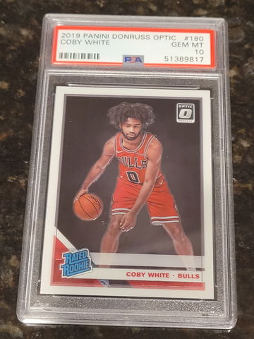 2019 Coby White Optic Rated Rookie PSA 10