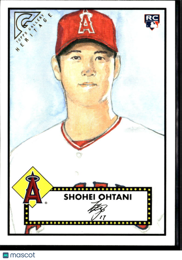 2018 Topps Gallery Heritage Shohei Ohtani #H-26 RC