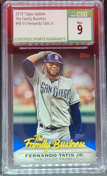 2019 Topps Update #FB15 Fernando Tatis Jr.  CSG Mint 9