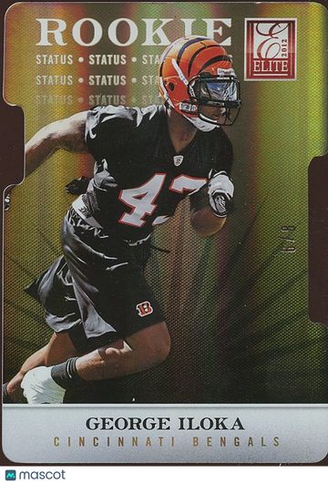 George Iloka 2012 Rookie Auto Cincinnati Bengals