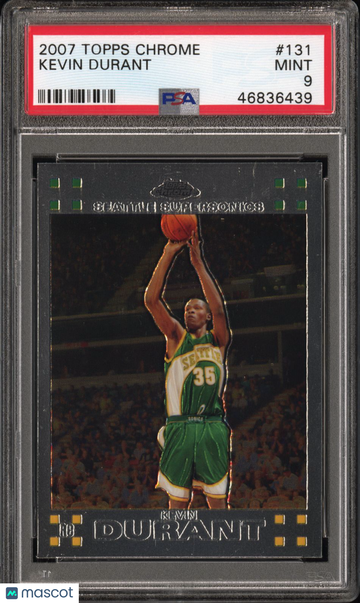 2007 Topps Chrome Kevin Durant #131 PSA 9