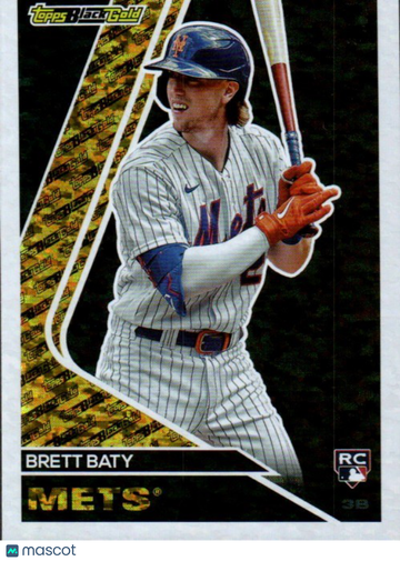 2023 Topps Update Brett Baty #BG-15 Topps Black Gold
