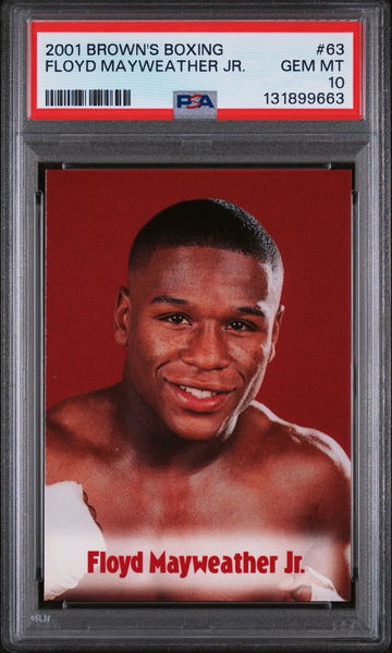 2001 Brown's Boxing Floyd Mayweather #63 PSA 10