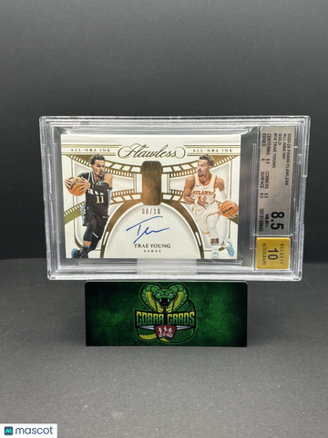 2023 Panini Flawless All-NBA Ink Gold Trae Young #14 BGS 8.5 Auto 10
