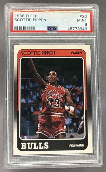 1988 Fleer Scottie Pippen #20 PSA 9