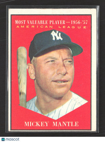 1956 Topps Mickey Mantle #475