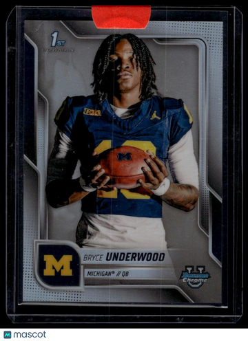 2025 Bowman University Chrome Bryce Underwood #SP-7 Chrome Prospect Image Variations