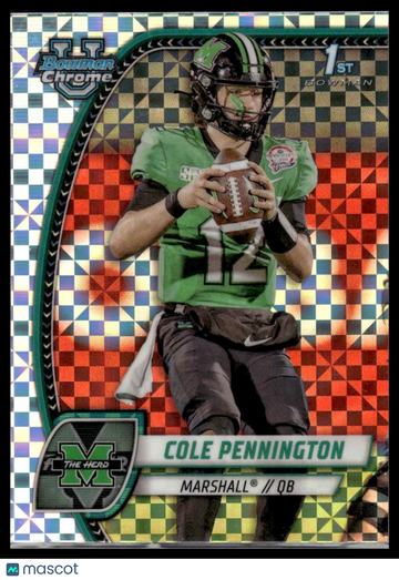 2024 Bowman University Chrome Cole Pennington #45 X-Fractor