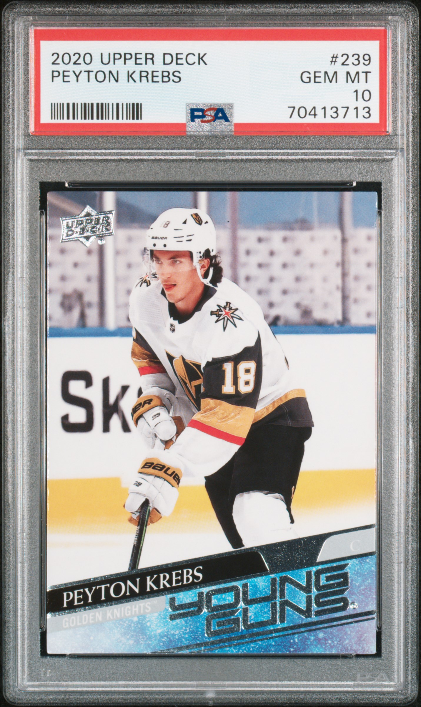 2020 Upper Deck Peyton Krebs #239 PSA 10