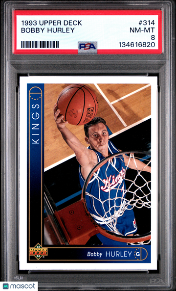 1993 Upper Deck Bobby Hurley #314 Rookie PSA 8