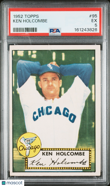 1952 Topps Ken Holcombe #95 PSA 5