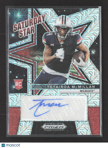 2025 Panini Prizm Draft Picks Saturday Star Tetairoa McMillan #SSS-TMN /25 RC