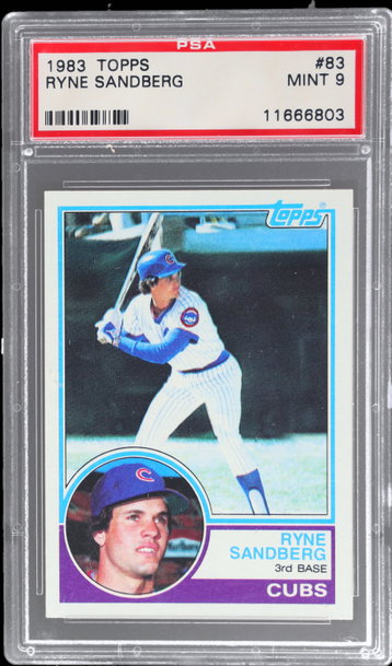 1983 Topps Ryne Sandberg PSA 9