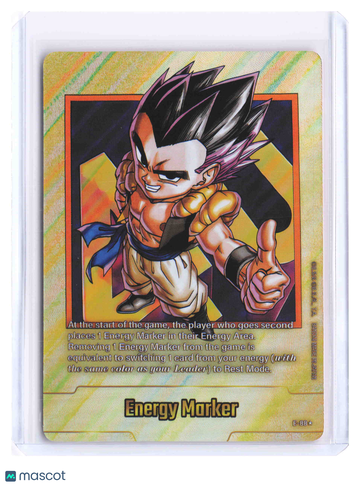 2024 PROXY Dragon Ball Super Card Game Gotenks Gold Foil Energy Marker Trading Card