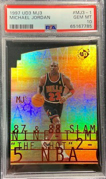 1997 Upper Deck UD3 MJ3-1 Michael Jordan Chicago Bulls PSA 10 Gem Mint