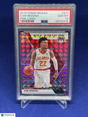 2019 Panini Mosaic Cam Reddish #271 Pink Camo PSA 10
