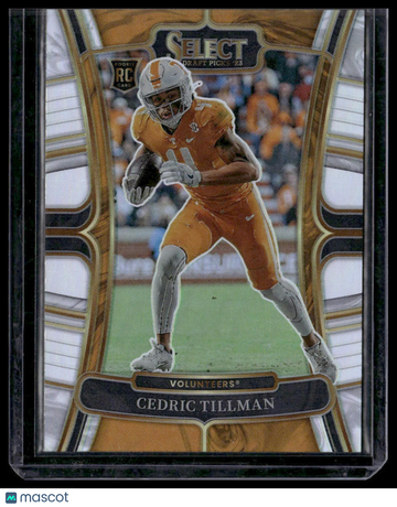 2023 Panini Select Draft Picks Cedric Tillman #21 Silver Prizm