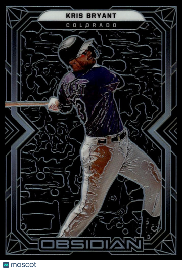 2022 Panini Chronicles Kris Bryant #50 Obsidian