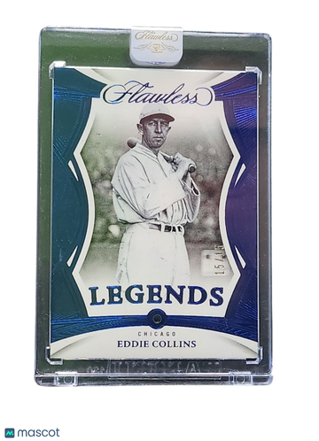 2025 Panini Flawless Baseball Legends Eddie Collins #73 /15