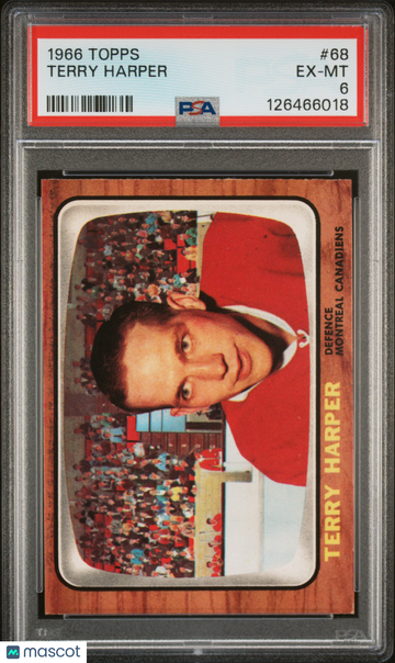 1966 Topps Terry Harper #68 PSA 6