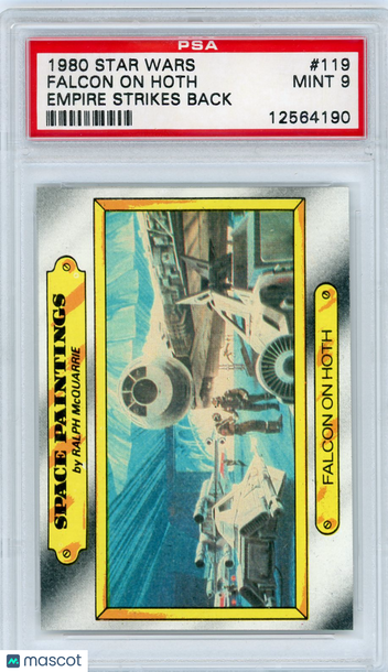 1980 Star Wars Empire Strikes Back Falcon On Hoth #119 PSA 9