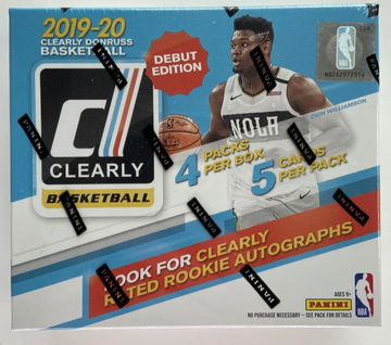 2019-20 Donruss Clearly Baketball Hobby Box Sealed 