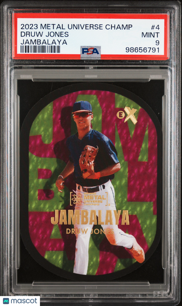 2023 Skybox Metal Universe Champions Jambalaya Druw Jones #4 PSA 9