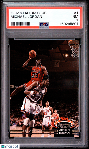 1992 Stadium Club Michael Jordan #1 PSA 7