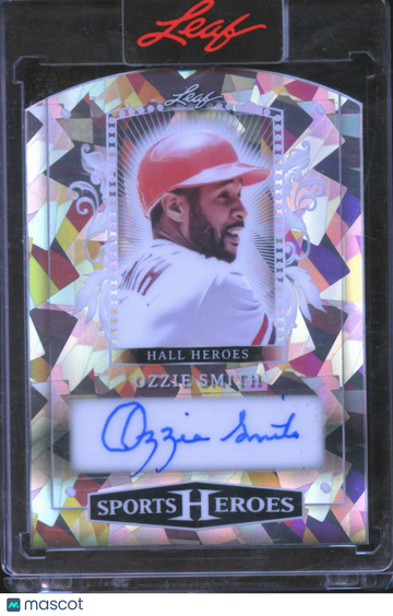 2025 Leaf Sports Heroes Hall Heroes Ozzie Smith #HH-OS1 Prismatic /20