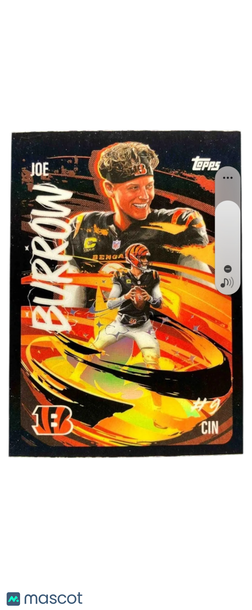 2025 Topps Chrome UV Already Joe Burrow #UV-17