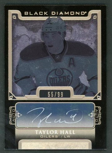 2015 Upper Deck Black Diamond BDO-TH Taylor Hall /99 Oilers Auto
