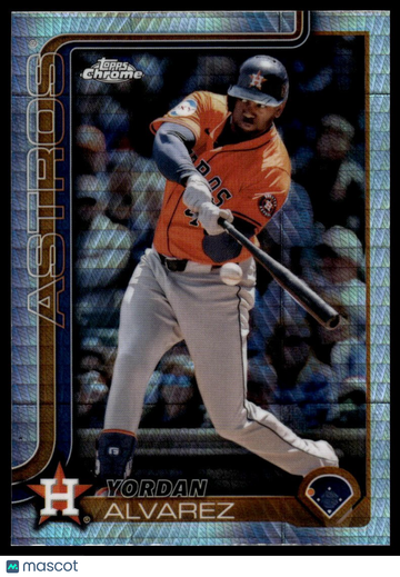 2025 Topps Chrome Yordan Alvarez #267 X-Fractors