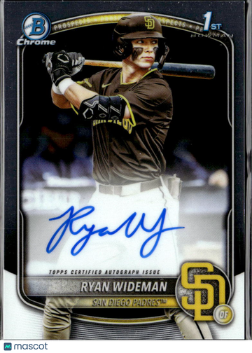 2025 Topps Bowman Chrome Ryan Wideman #CPA-RW