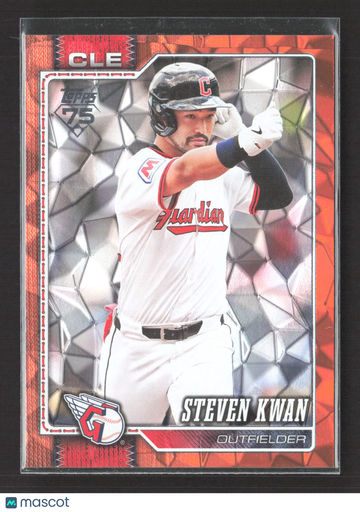 2026 Topps Series Two Steven Kwan #675 Red Foil /