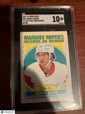 2021-22 O-Pee-Chee Moritz Seider Rookie SGC 10