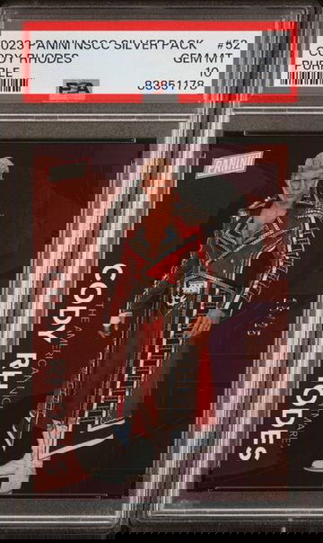 2023 Panini NSCC Silver Pack PURPLE #52 Cody Rhodes #/25 PSA 10 GEM MINT LOW POP