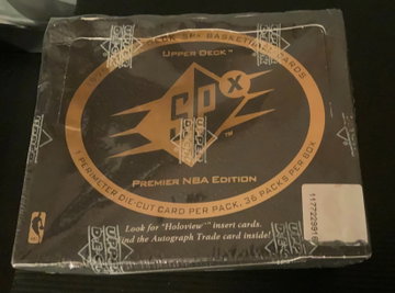 (1) 1996 SPx Basketball Box.