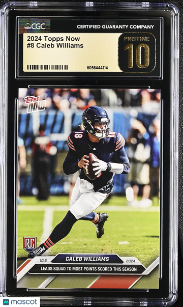 2024 Topps Now Caleb Williams #8 CGC 10