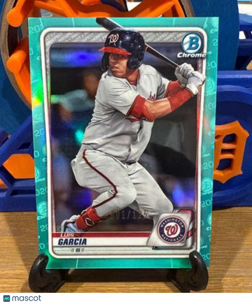 2020 Bowman - Chrome Prospects Aqua Shimmer Refractor Luis Garcia #BCP-114