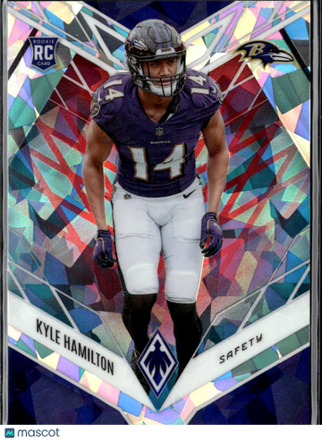 Kyle Hamilton 2022 Panini Phoenix RC Color Burst Baltimore Ravens