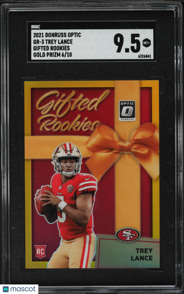 2021 Panini Donruss Optic Trey Lance SGC 9.5