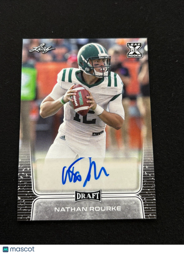 Nathan Rourke 2020 Leaf Draft Rookie Ohio Bobcats