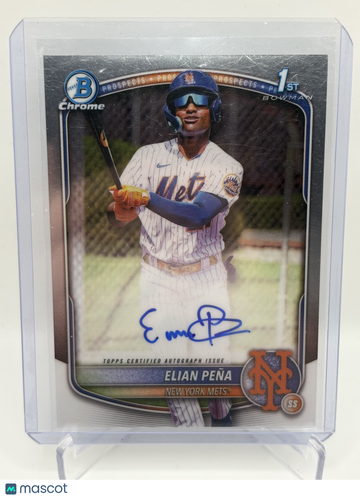 2025 Bowman Chrome Elian Peña #CPA-EP 1st Bowman