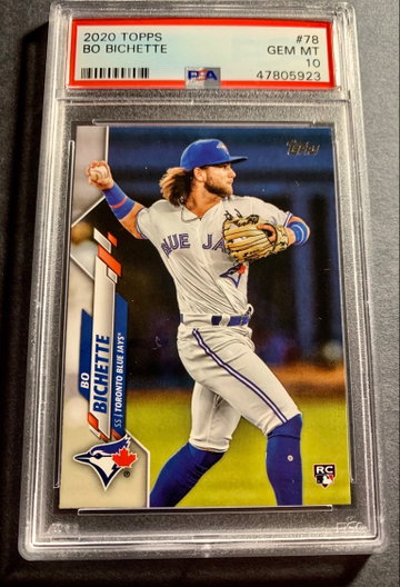 Bo Bichette 2020 Topps RC PSA 10