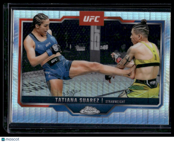 2025 Topps Chrome UFC Tatiana Suarez #72 Prism Refractor