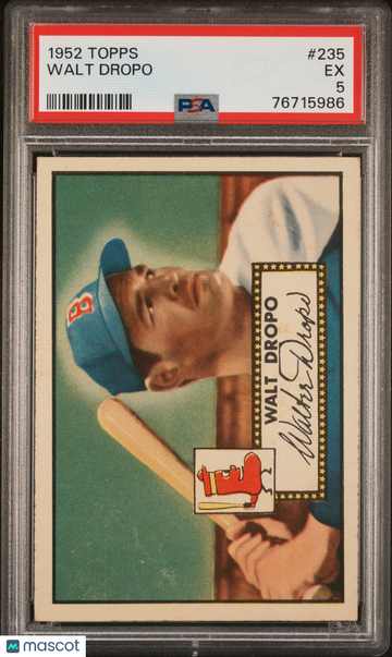 1952 Topps Walt Dropo #235 PSA 5
