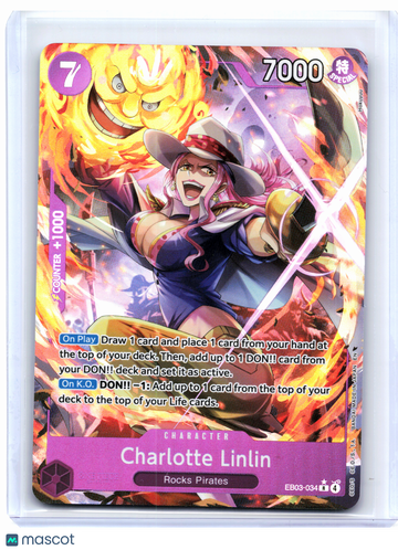 Heroines Edition Charlotte Linlin (Alternate Art) Foil Rare #EB03-034