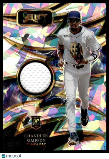 2025 Panini Select Chandler Simpson #SP-CS Sparks Relics Flash Prizm MEM