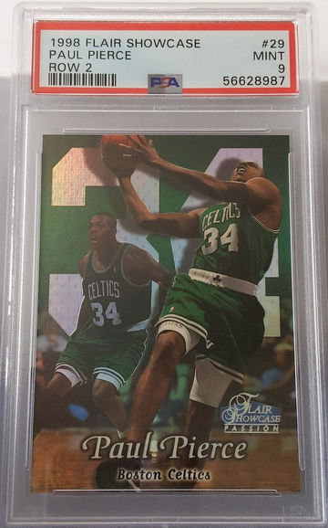 1998 Flair Showcase Row 2 Paul Pierce RC PSA 9